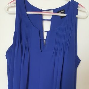Torrid Blue Top/Blouse
